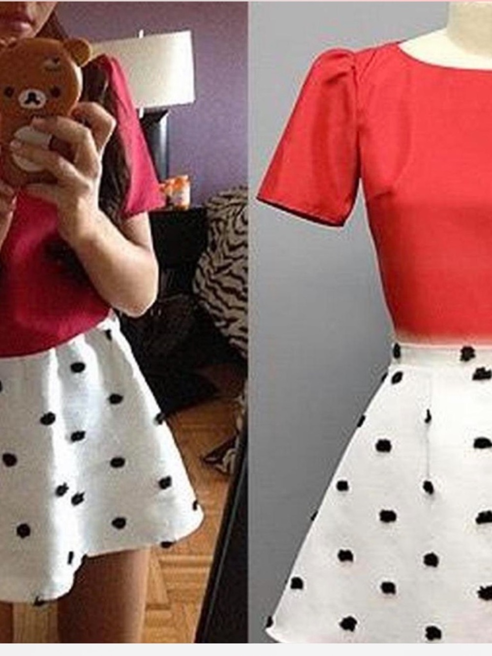 Kenley Collins Red Top As Seen On Ariana Grande